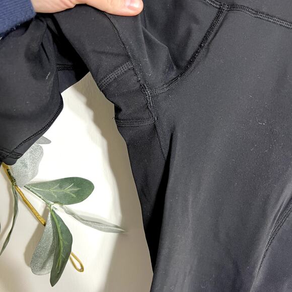 Lululemon Black Leggings with Mesh Panels LAST CALL - Picture 3 of 8